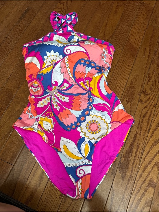 Trina Turk Other - Trina Turk Sevilla Halter Floral One-Piece Swimsuit